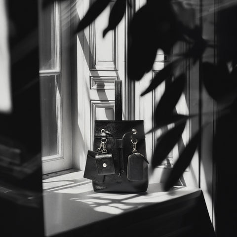 クアトロ巾着（BG-1082508-04）ブラックオニキス