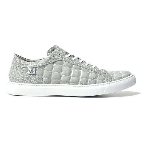 Leather sneakers (B1-1-2406-07) Light gray