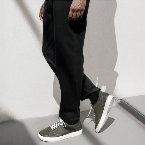 Leather sneakers (B1-1-2503-03) Grey