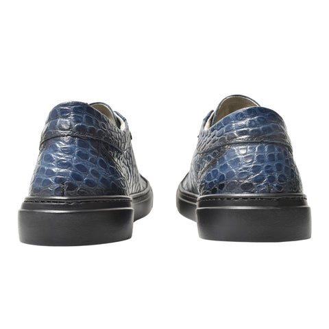 レザースニーカー（B1-1-2603-03）アンティークネイビー