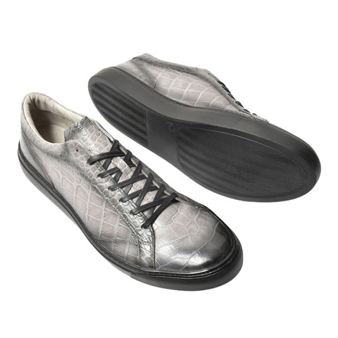 レザースニーカー（B1-1-2603-04）アンティークグレー