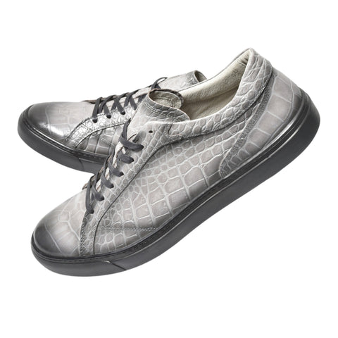 レザースニーカー（B1-1-2603-04）アンティークグレー