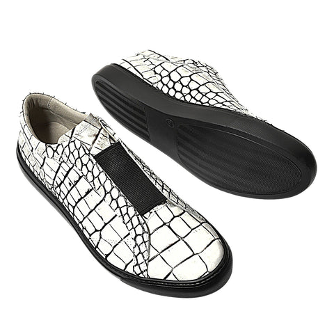 バンドスニーカー（B1-1-G12603-06）ホワイトラインブラック