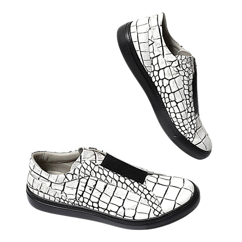 バンドスニーカー（B1-1-G12603-06）ホワイトラインブラック