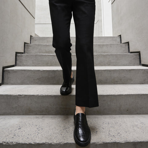 レザースリッポン（B1-2-2603-07）ブラック