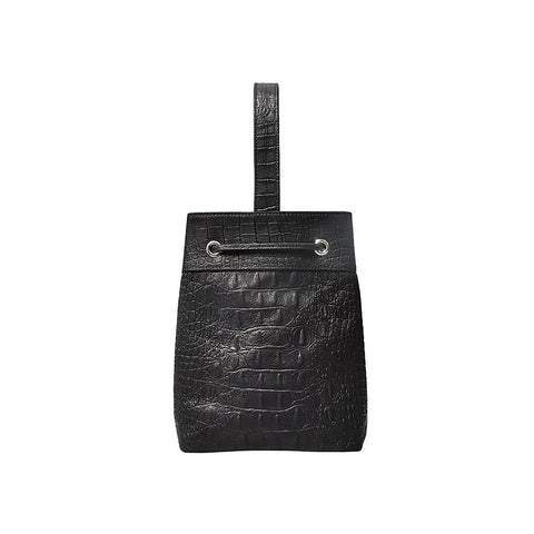 クアトロ巾着（BG-1082511-01）ローブラック