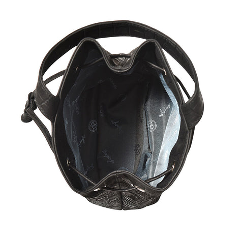 クアトロ巾着（BG-1082511-01）ローブラック