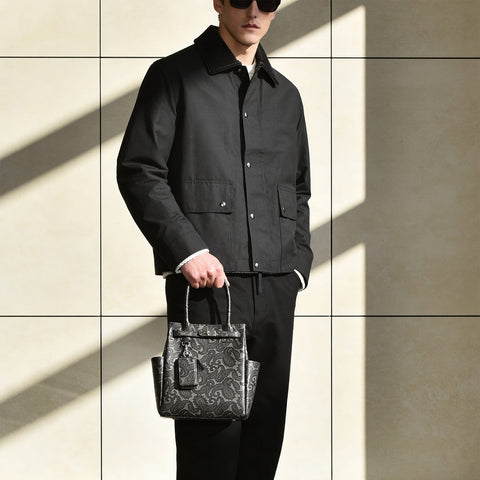 予約：ポケテ（BG-262602-03）ペイズリーオフブラック