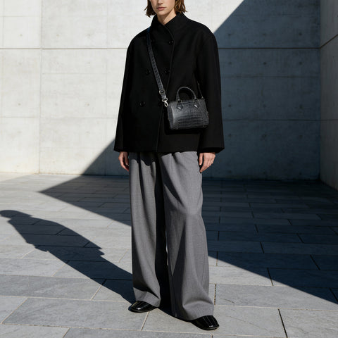 予約：ミニミニブリーフケース（BG-51-14-2512-01）ライトブラック