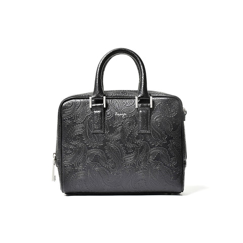 マイクロブリーフケース（BG-862508-08）ペイズリーブラック