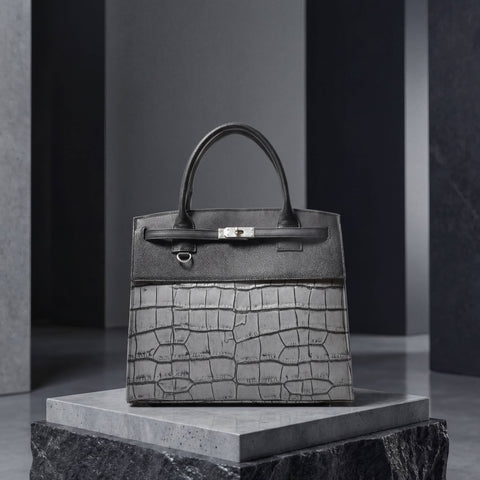 予約：カバードブリーフケース（BG-882603-11）オフブラック