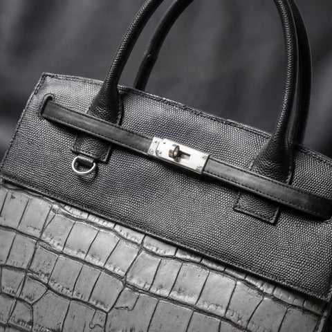 予約：カバードブリーフケース（BG-882603-11）オフブラック