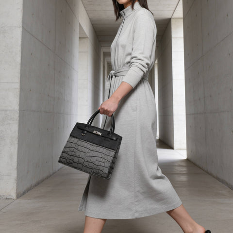 予約：カバードブリーフケース（BG-882603-11）オフブラック