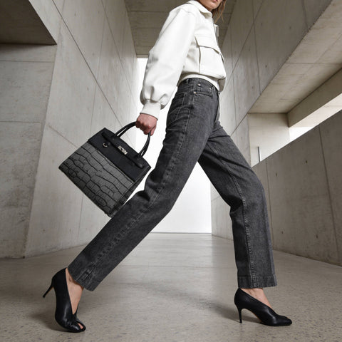 予約：カバードブリーフケース（BG-882603-11）オフブラック