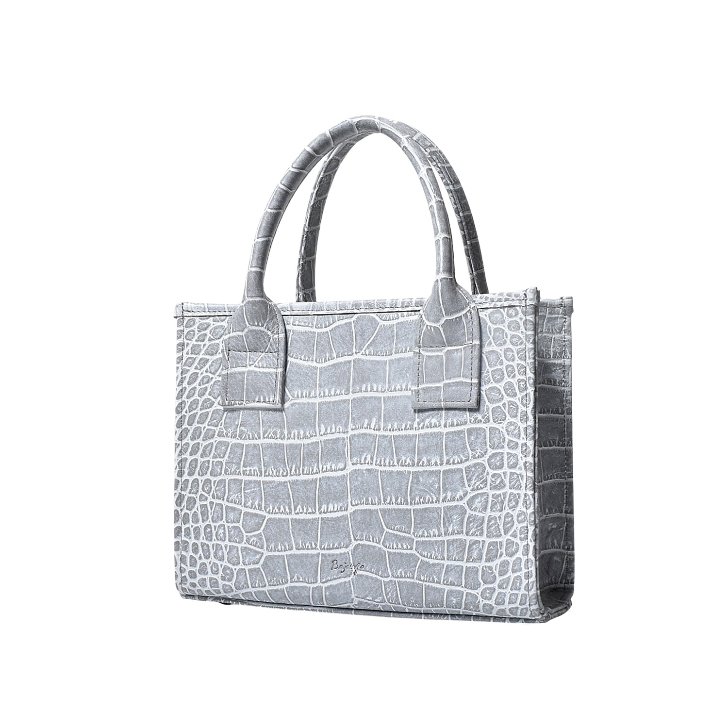 専　bajolugo バジョルゴ　バッグ　鞄　ミニトートバッグ　クロコ型押し バジョルゴのmini toteを徹底解剖！ / GIOS SHOP