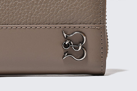コンビレザーラウンドウォレット(WT-042302-12)アッシュ