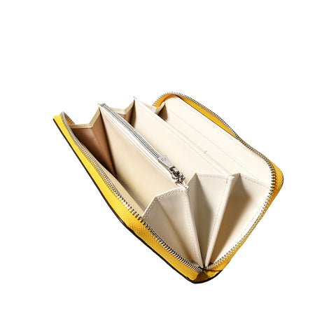 ラウンドウォレット（WT-122511-02）イエロー