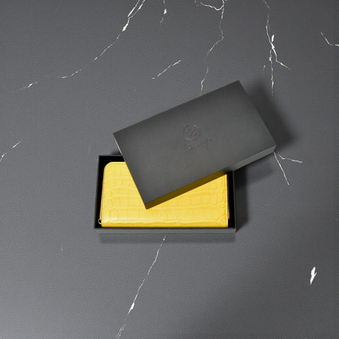 ラウンドウォレット（WT-122511-02）イエロー