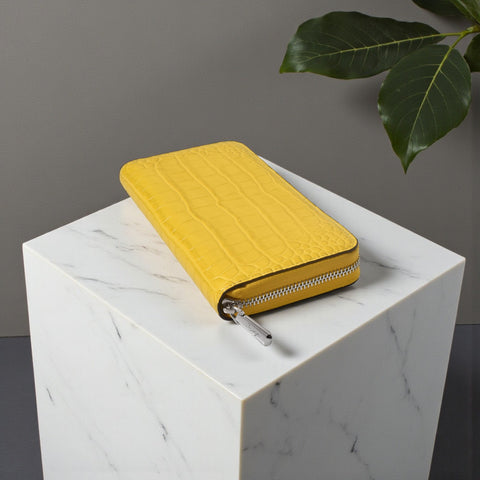 ラウンドウォレット（WT-122511-02）イエロー