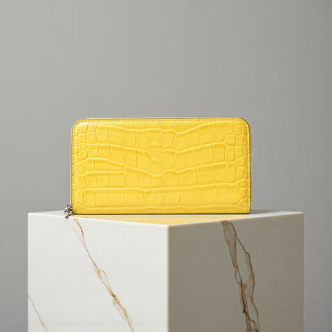 ラウンドウォレット（WT-122511-02）イエロー