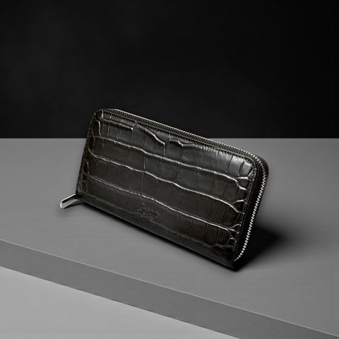 ラウンドウォレット（WT-122511-07）ブラック