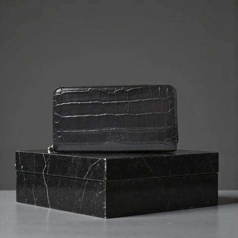 ラウンドウォレット（WT-122511-07）ブラック