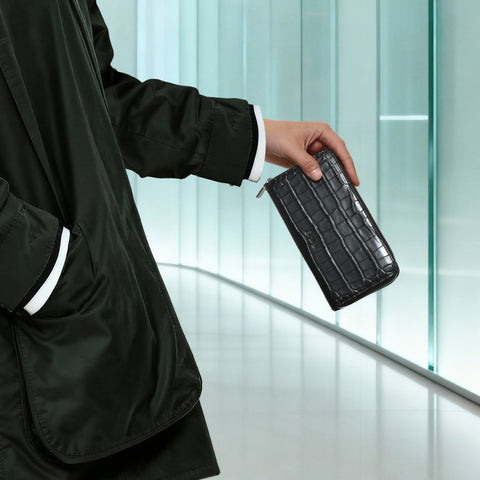 ラウンドウォレット（WT-122511-07）ブラック