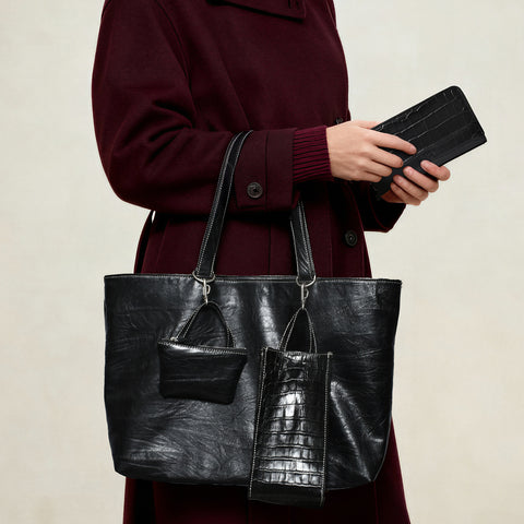 ラウンドウォレット（WT-122511-07）ブラック