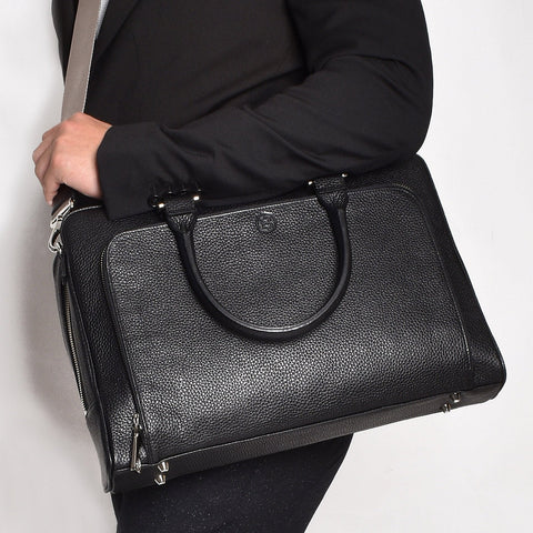 Briefcase Grain Black (BG-501909-02)