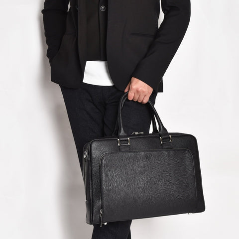 Briefcase Grain Black (BG-501909-02)