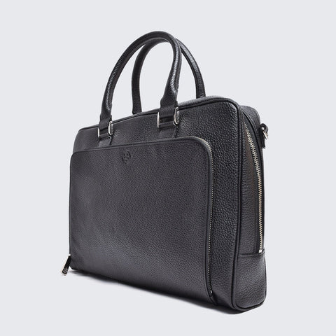 Briefcase Grain Black (BG-501909-02)