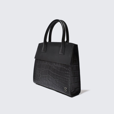 Sold out Briefcase Crocodile x Smooth Embossed Black (BG-882211-01)